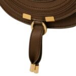 SMALL MARCIE SADDLE BAG IN GRAINED LEATHER