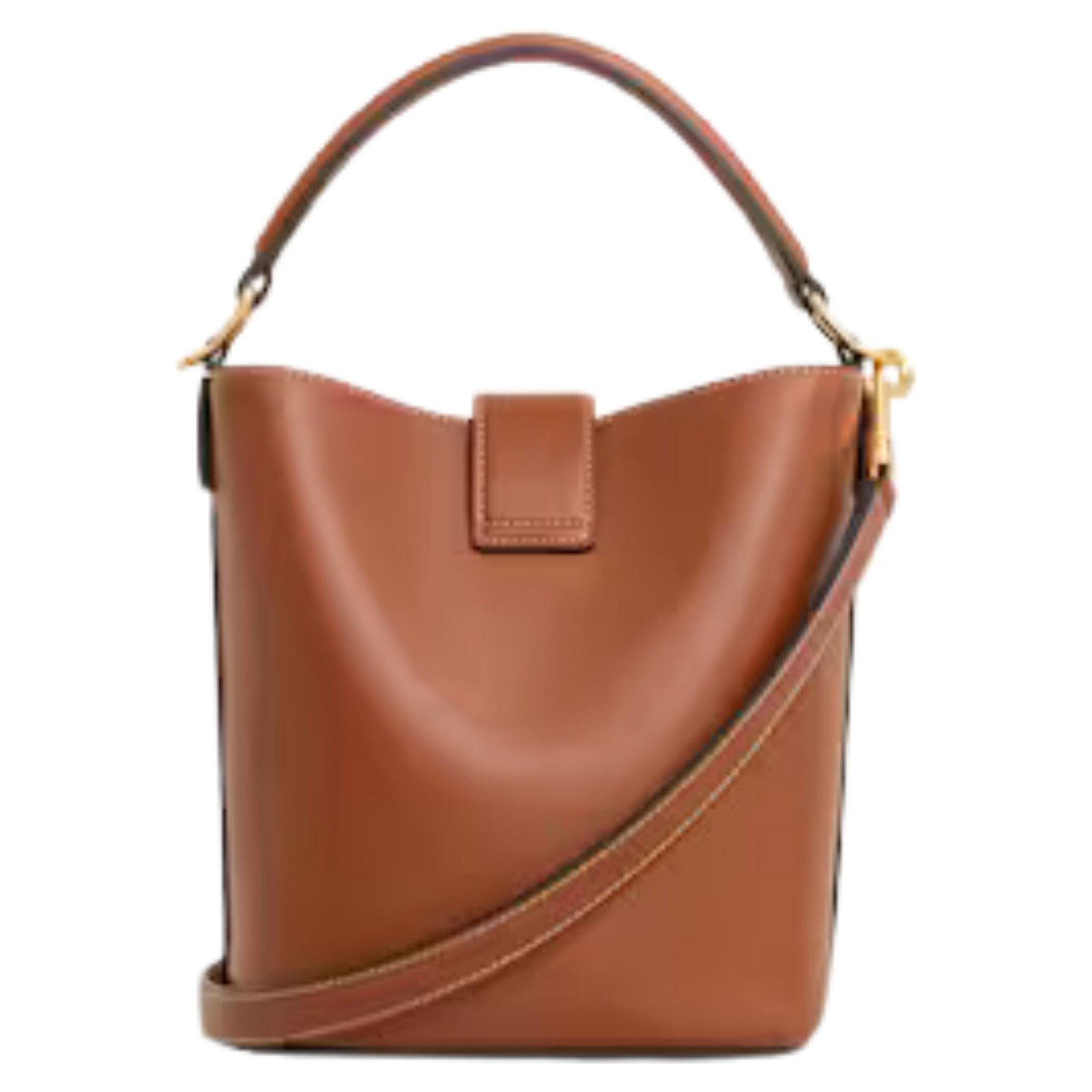 SMALL BUCKET LOUISE IN SMOOTH CALFSKIN