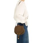 SMALL MARCIE SADDLE BAG IN GRAINED LEATHER