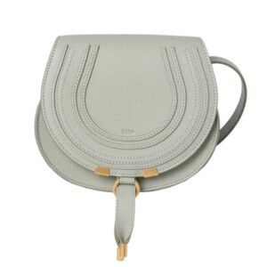 SMALL MARCIE SADDLE BAG IN GRAINED LEATHER