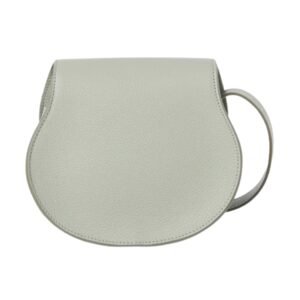 SMALL MARCIE SADDLE BAG IN GRAINED LEATHER