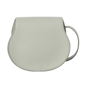 SMALL MARCIE SADDLE BAG IN GRAINED LEATHER