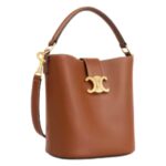 SMALL BUCKET LOUISE IN SMOOTH CALFSKIN