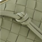 LOOP MINI INTRECCIATO LEATHER SHOULDER BAG