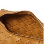 LOOP MINI INTRECCIATO LEATHER SHOULDER BAG
