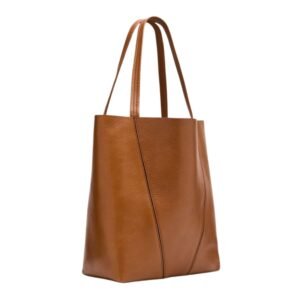 SPIN MEDIUM TOTE BAG IN LEATHER