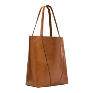 SPIN MEDIUM TOTE BAG IN LEATHER
