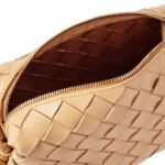 LOOP MINI INTRECCIATO LEATHER SHOULDER BAG