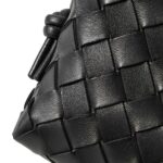 LOOP MINI INTRECCIATO LEATHER SHOULDER BAG