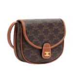 MINI BESACE IN TRIOMPHE CANVAS AND CALFSKIN