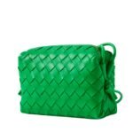 LOOP MINI INTRECCIATO LEATHER SHOULDER BAG