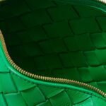 LOOP MINI INTRECCIATO LEATHER SHOULDER BAG