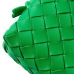 LOOP MINI INTRECCIATO LEATHER SHOULDER BAG