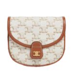 MINI BESACE IN TRIOMPHE CANVAS AND CALFSKIN