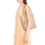 SPIN MEDIUM TOTE BAG IN LEATHER