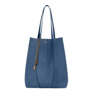 SPIN MEDIUM TOTE BAG IN LEATHER