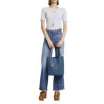 SPIN MEDIUM TOTE BAG IN LEATHER