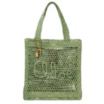 SUMMER BANANA BRAIDED TOTE BAG