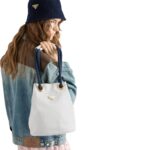 PRADA MARINER RE NYLON SMALL BUCKET BAG