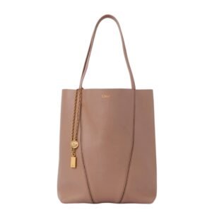 CHLOE SPIN TOTE BAG IN GRAINED LEATHER