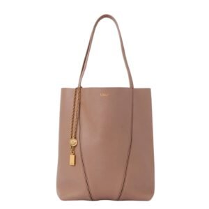 CHLOE SPIN TOTE BAG IN GRAINED LEATHER