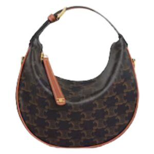 TEEN CELINE LULU IN TRIOMPHE CANVAS AND CALFSKIN