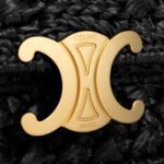 CHAIN SHOULDER BAG CLAUDE IN RAFFIA EFFECT TEXTILE