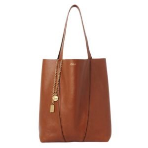 CHLOE SPIN TOTE BAG IN GRAINED LEATHER