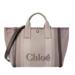 CHLOE CARRY TOTE BAG IN CANVAS