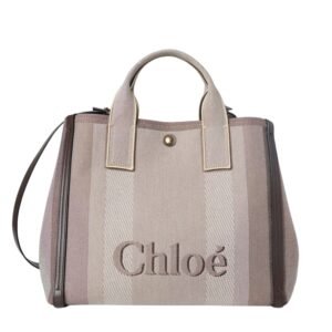 CHLOE CARRY TOTE BAG IN CANVAS