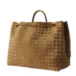 ANDIAMO LARGE EMBELLISHED INTRECCIATO LEATHER TOTE