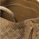 ANDIAMO LARGE EMBELLISHED INTRECCIATO LEATHER TOTE