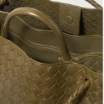 ANDIAMO LARGE EMBELLISHED INTRECCIATO LEATHER TOTE