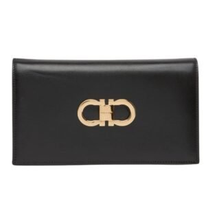 DOUBLE GANCIO SHOULDER BAG