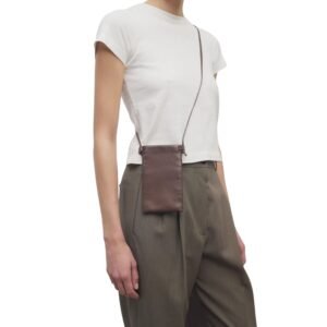 THE ROW CAMIE CROSSBODY CASE IN LEATHER