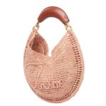 SUMMER BANANA HOBO BAG IN RAFFIA