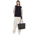 MCM REVERSIBLE LIZ SHOPPER IN VISETOS