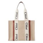 WOODY TOTE BAG IN LINEN