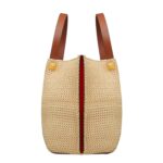 VALENTINO MEDIUM STRAW SUMMER TOTE