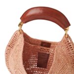 SUMMER BANANA HOBO BAG IN RAFFIA