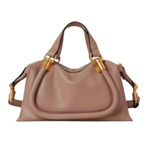 CHLOE SMALL PARATY 24 BAG IN SHINY LEATHER