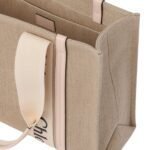 WOODY TOTE BAG IN LINEN