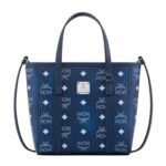 MCM TONI TOP ZIP SHOPPER IN VISETOS