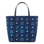 MCM TONI TOP ZIP SHOPPER IN VISETOS