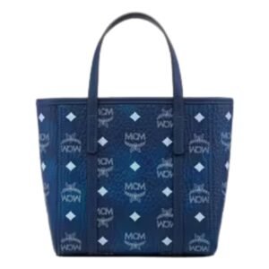 MCM TONI TOP ZIP SHOPPER IN VISETOS