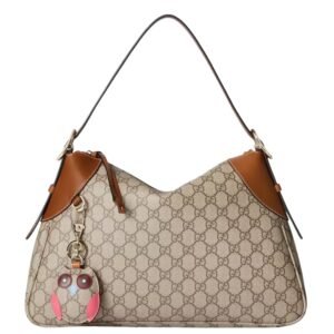 GG EMBLEM LARGE SHOULDER BAG
