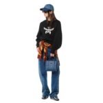 MCM TONI TOP ZIP SHOPPER IN VISETOS