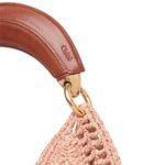 SUMMER BANANA HOBO BAG IN RAFFIA