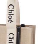 WOODY TOTE BAG IN LINEN