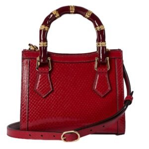 GUCCI DIANA PYTHON TOTE BAG